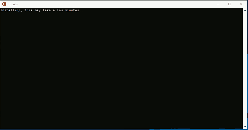 Installing Windows Subsystem for Linux 18